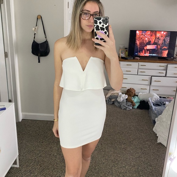 White Blue Blush Dress! - Picture 2 of 6